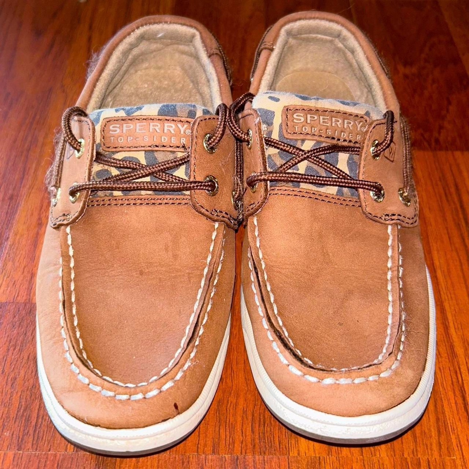 Sperry Women’s Brown and Tan Boat-shoes