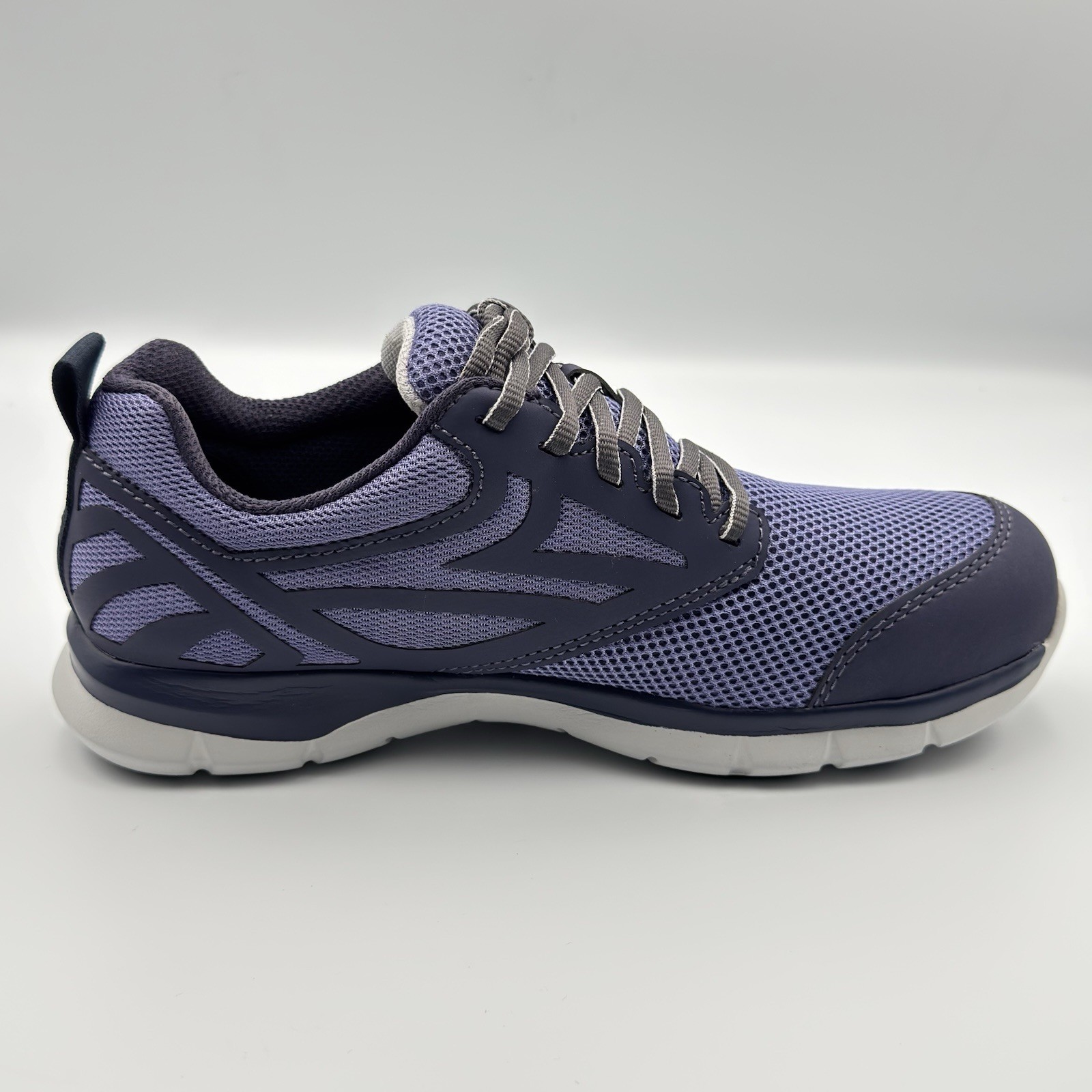 Carolina Shoes Women’s 9 M Purple Lace Up Safety Composite Toe Work Sneaker