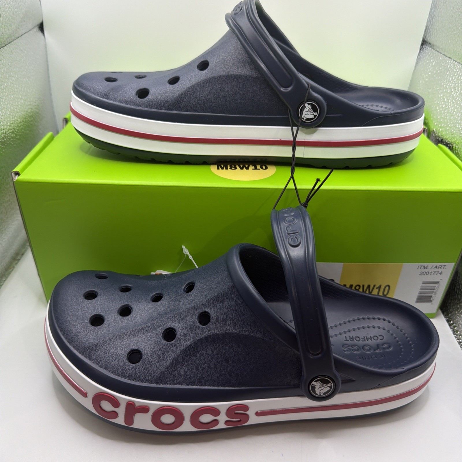 Crocs | Bayaband Sling back Clogs in Navy / Pepper | US Size M8W10 ~ 205089-4CC