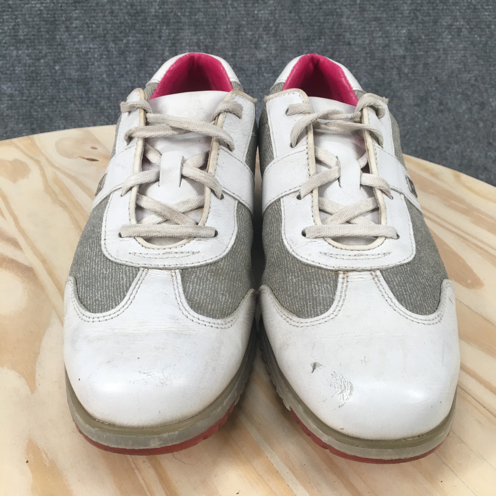 Footjoy Shoes Womens 8.5 M Casual Collection Golf Sneakers White Lace Up 97717