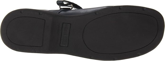 School Issue Prodigy Sz 8 W WIDE EU 39 Women’s Leather Mary Jane Flat Shoes Navy