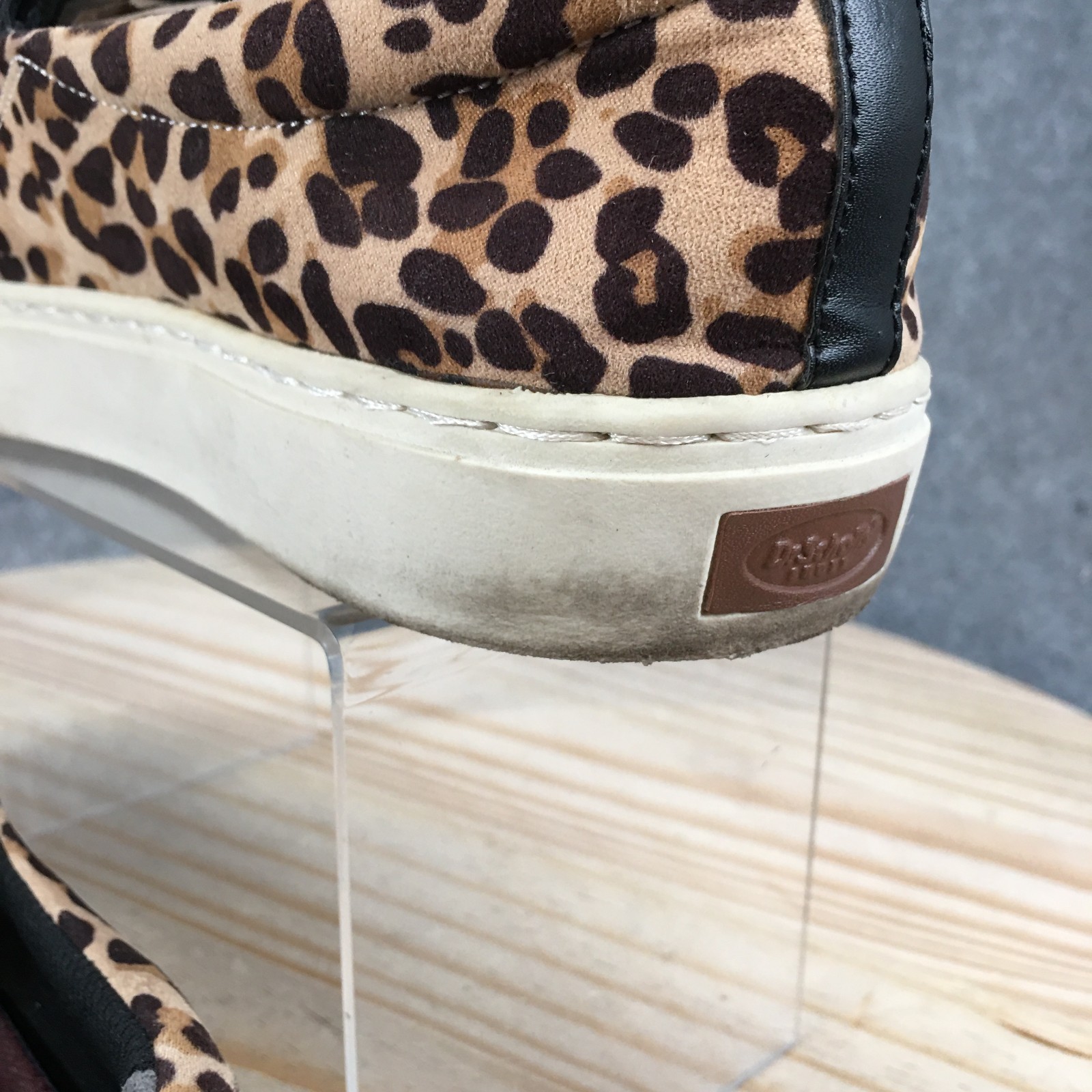 Dr. Scholls Nova Shoes Womens 11 M Slip On Sneakers Casual Leopard Print Brown