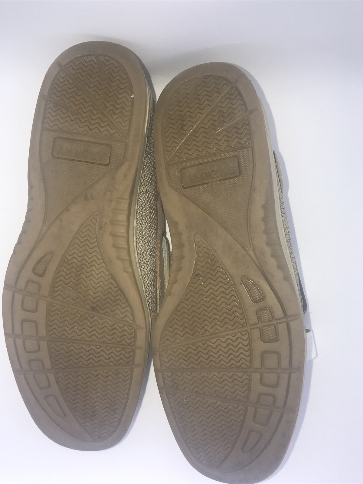 SPERRY WOMEN’S KOIFISH WIDE SLIP-ON SUEDE PREMIUM LEATHER SHOE LINEN/OAT SIZE 7.