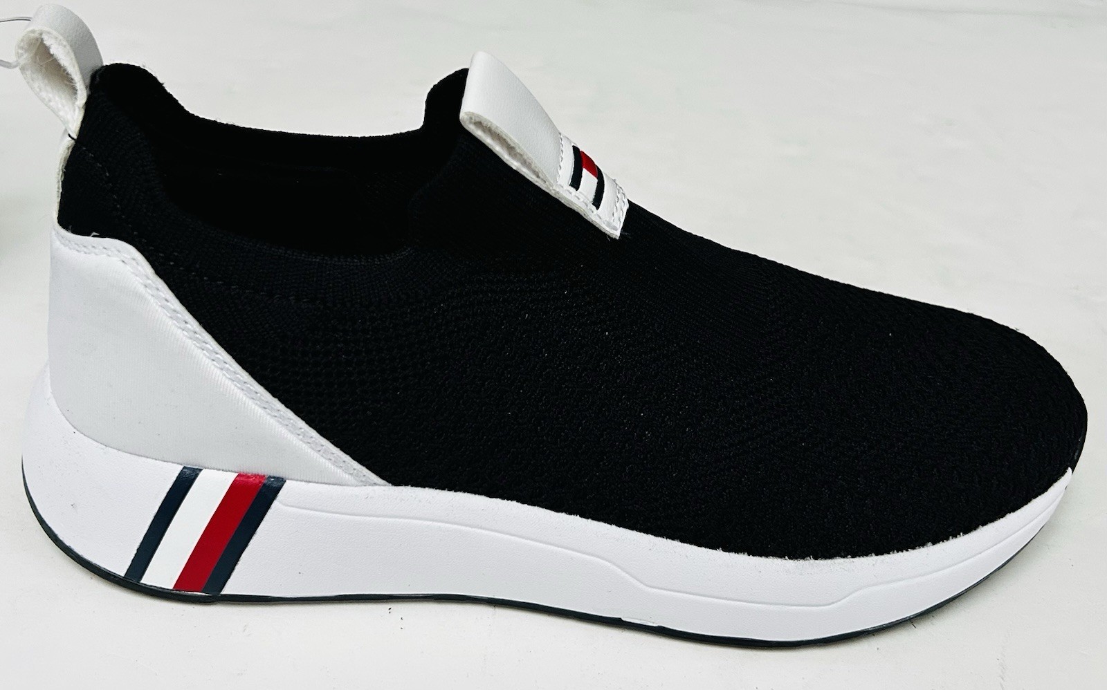 Tommy Hilfiger AMINAZ Black Mesh Slip-on Sneakers~Women’s 6M~NEW/NWT~SO NICE!
