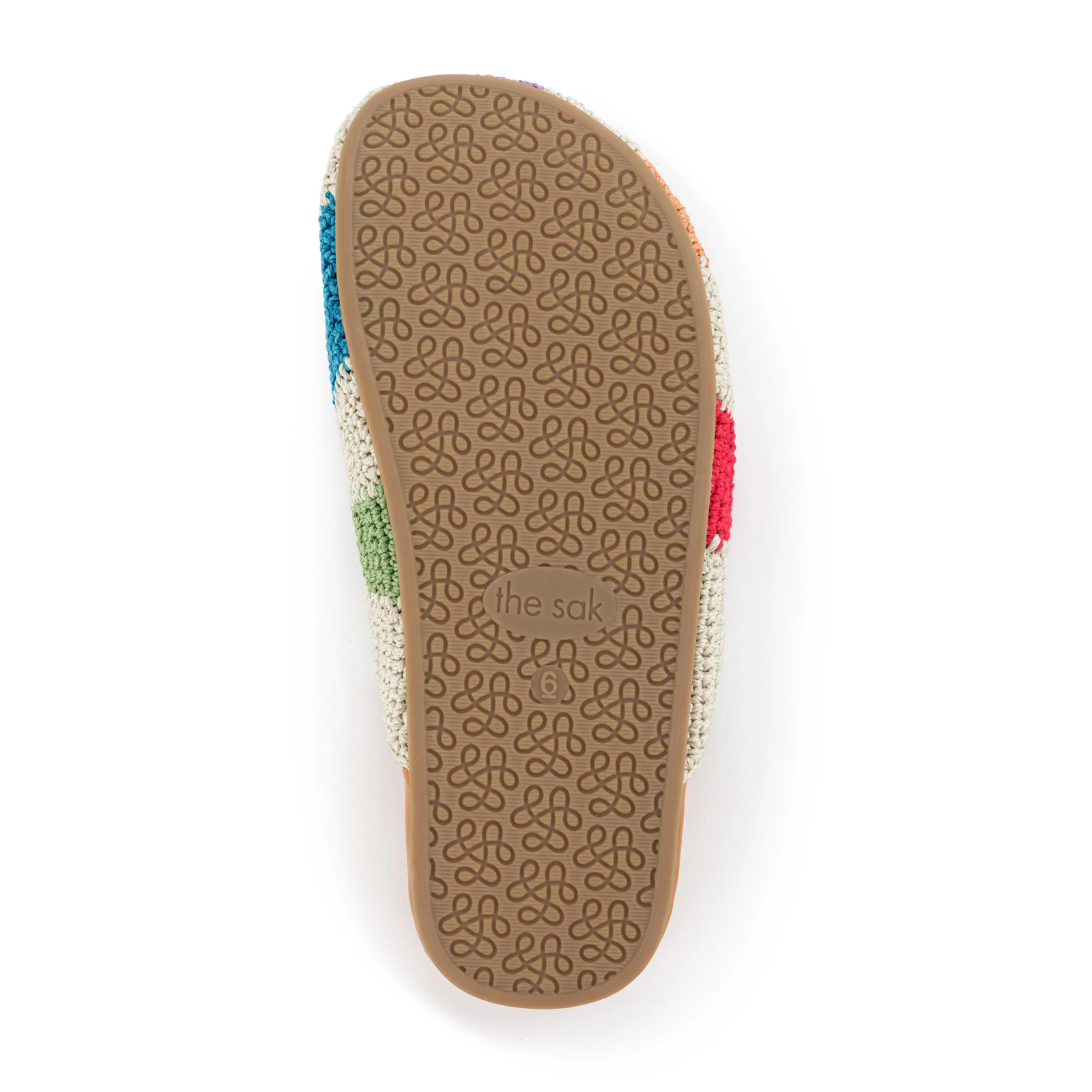 The Sak Bolinas Clog – Hand Crochet – Multi Sunbeam