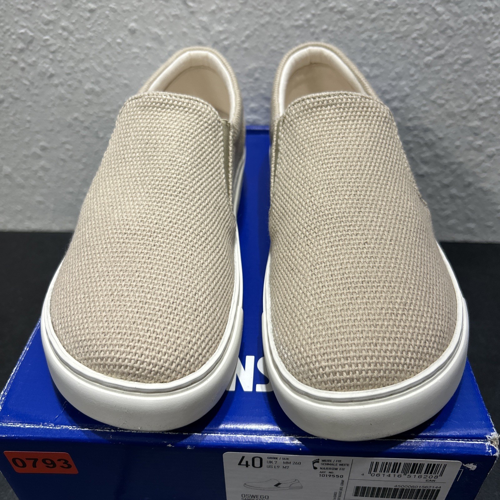 BIRKENSTOCK Oswego Casual Slip-On Shoe Unisex Size US M7/W9 Narrow Fit