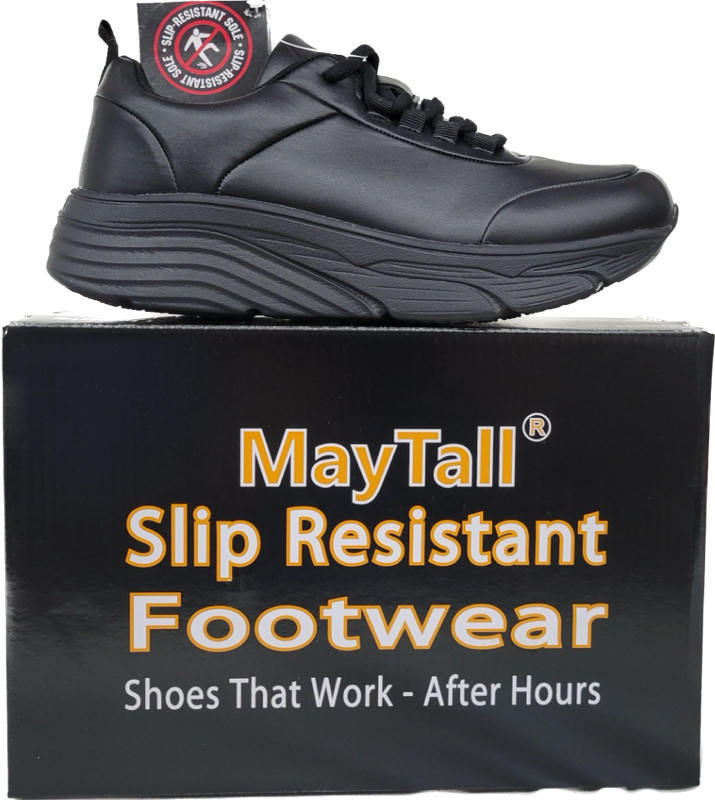 Women Shoes Black Work Slip Resistant All Day Comfort Cushion Soft MayTall 2601