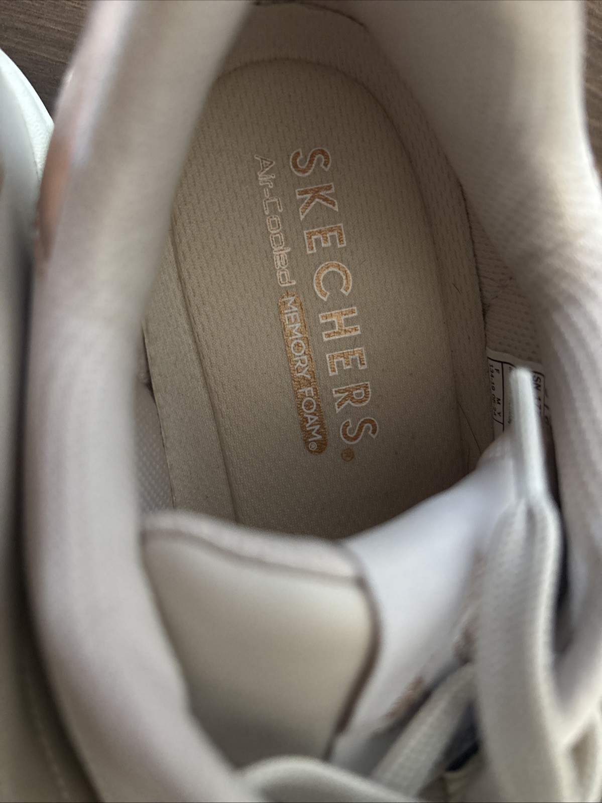 Skechers Shoes Wm Sz 9 Uno Court Natural Leather Lace Up Comfort Sneakers Rose