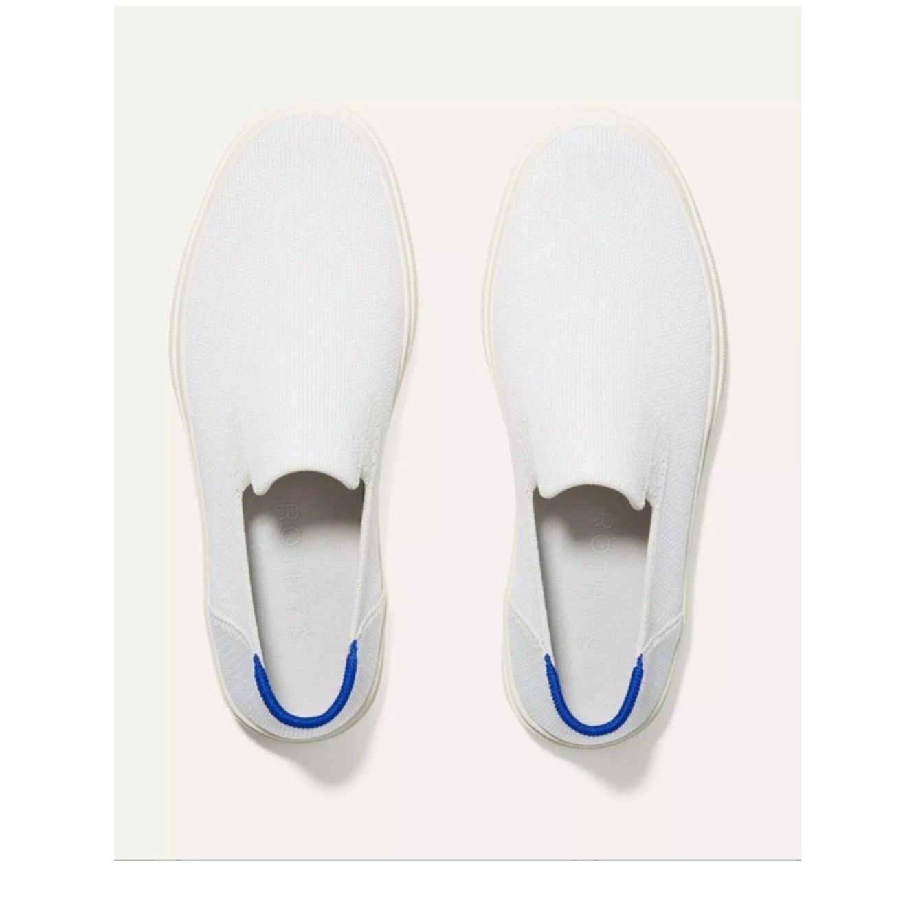 Rothy’s The City Slip On Sneaker White Men’s 8/Women’s 9.5