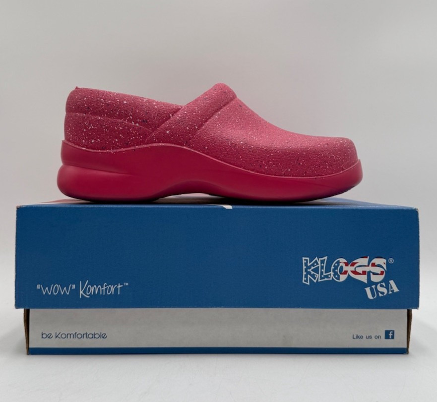 Klogs BOCA PINK CONFETTI Women’s NEW Comfort Shoe Pink Multiple Sizes