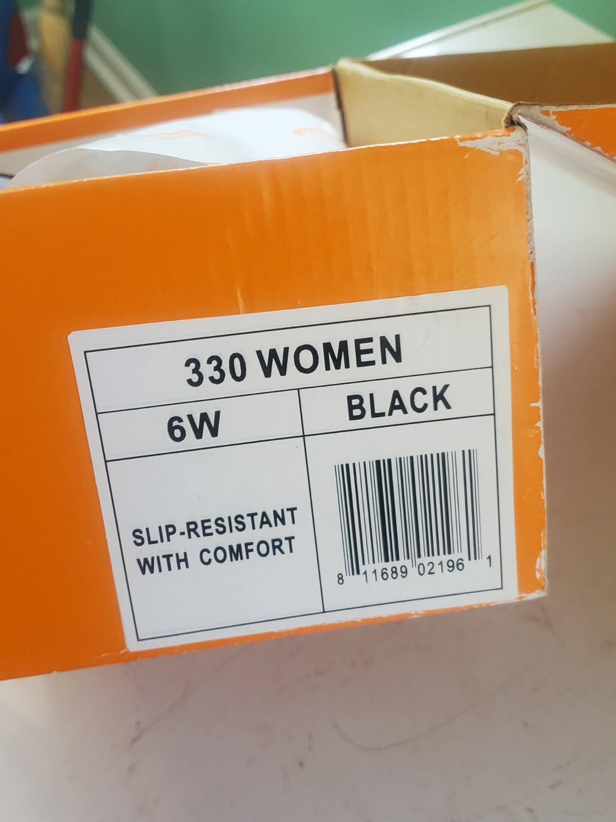 NEW Genuine Grip 210 Women’s Slip Resistant Work Shoes Black Size 6W Wide –…