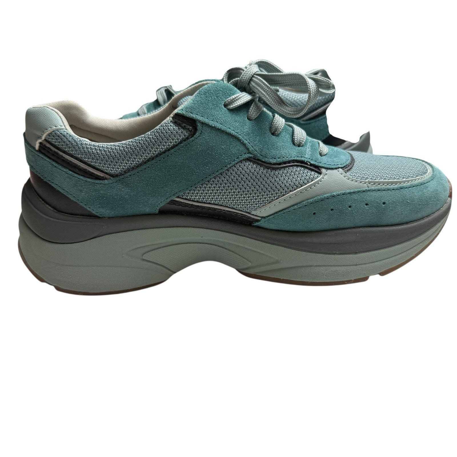 Rockport Shoes Womens Sz 6.5 Teal Grey Black ProWalker truTECH 100125 C19965 K22