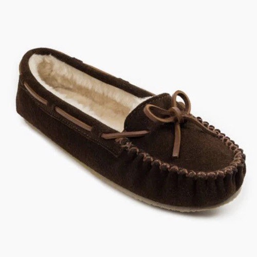 Minnetonka Moccasin Loafers Ws 6 Brown Suede Pile Lined Rawhide Boat Lacing 4012