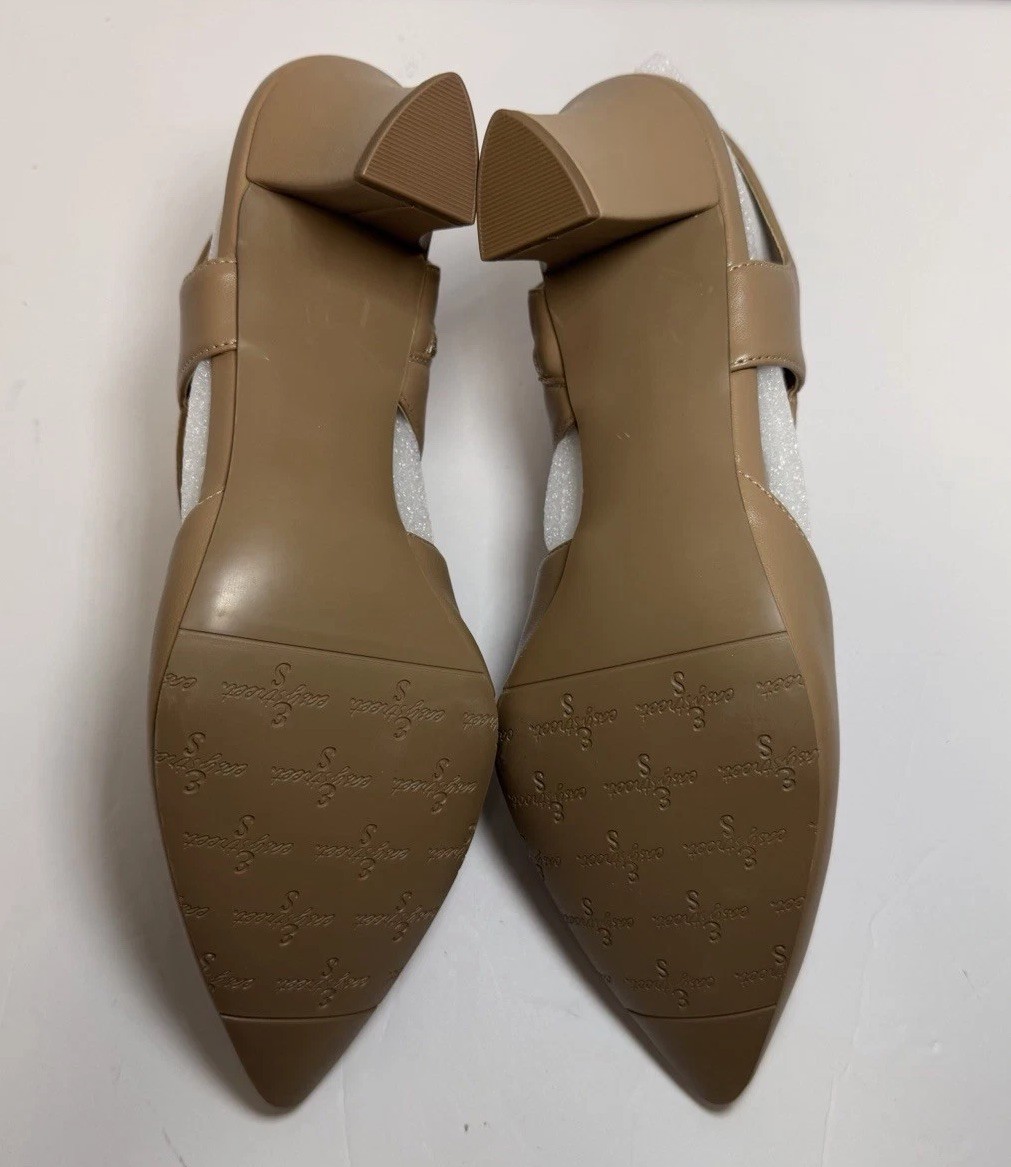 Easy Street Venue Women’s 9.5M Nude Pumps Pointed Toe Comfort Heels NIB