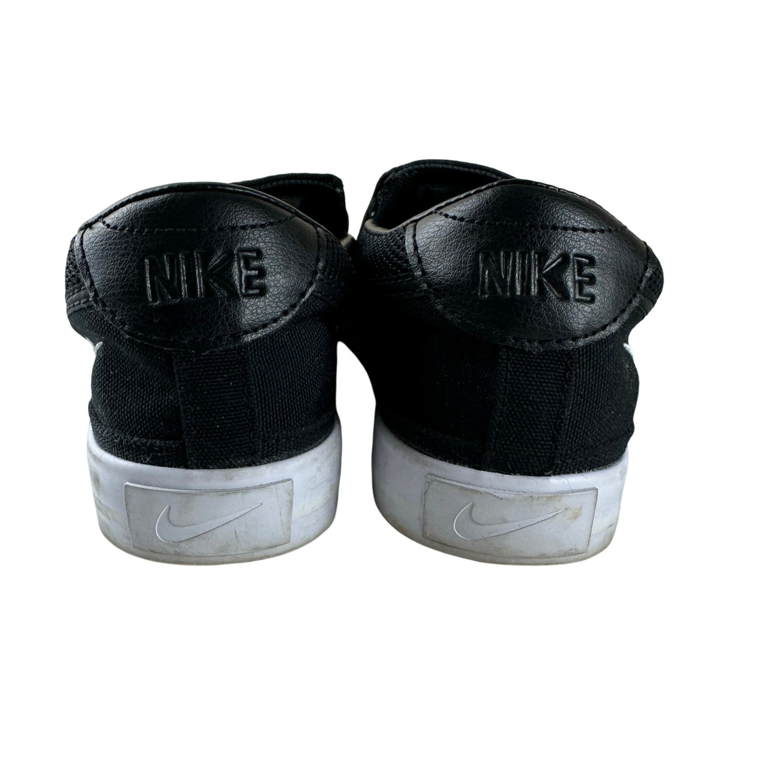 Nike Black Slip-On Skater Shoes Minimal Streetwear US 9.5
