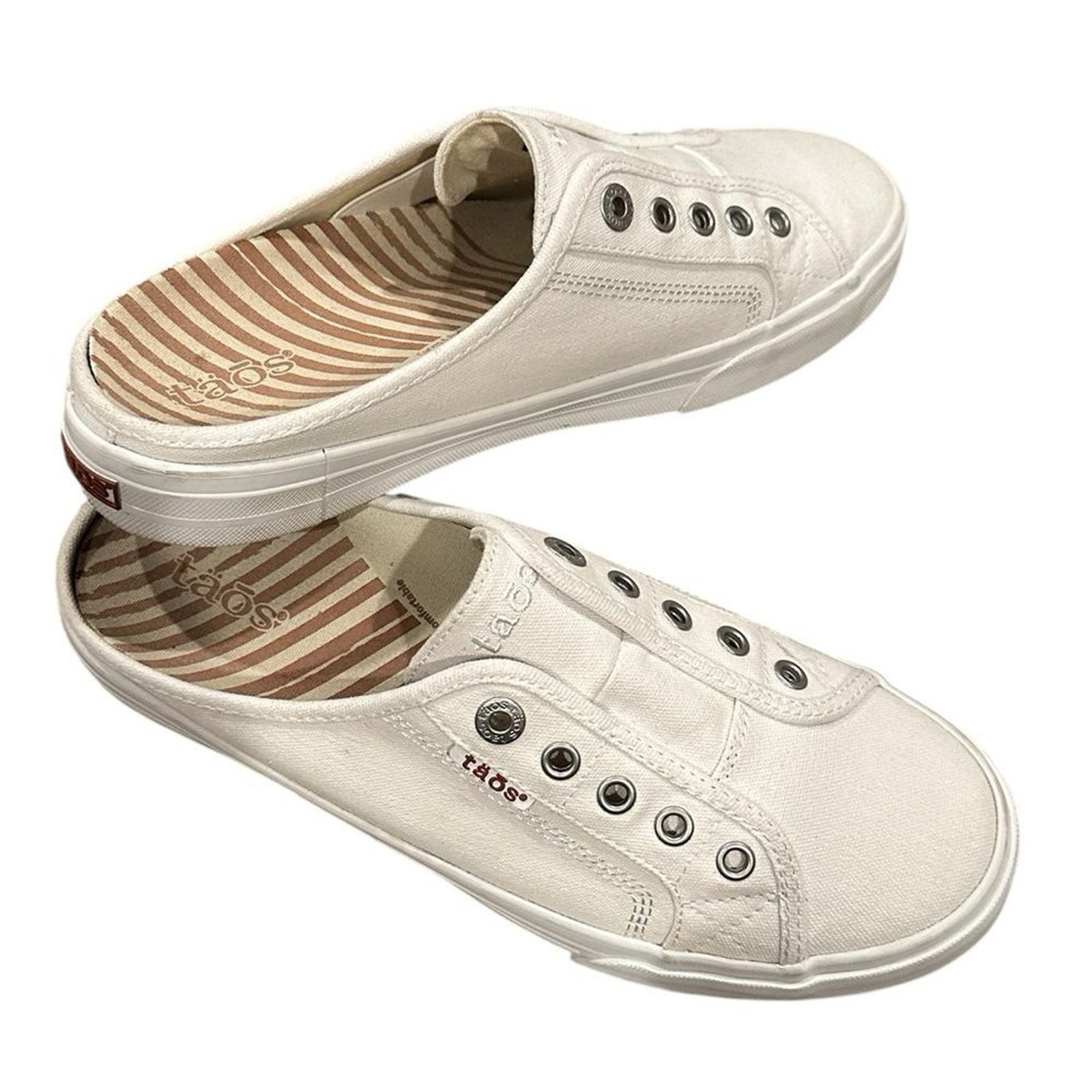 Taos Ez Soul Slipon laceless sneaker mule round toe shoes 9