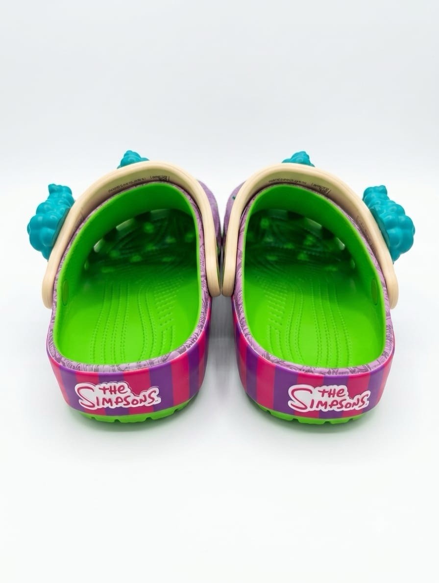 Crocs Classic Clog The Simpsons Unisex Kids Purple/Green US 6 Closed Toe