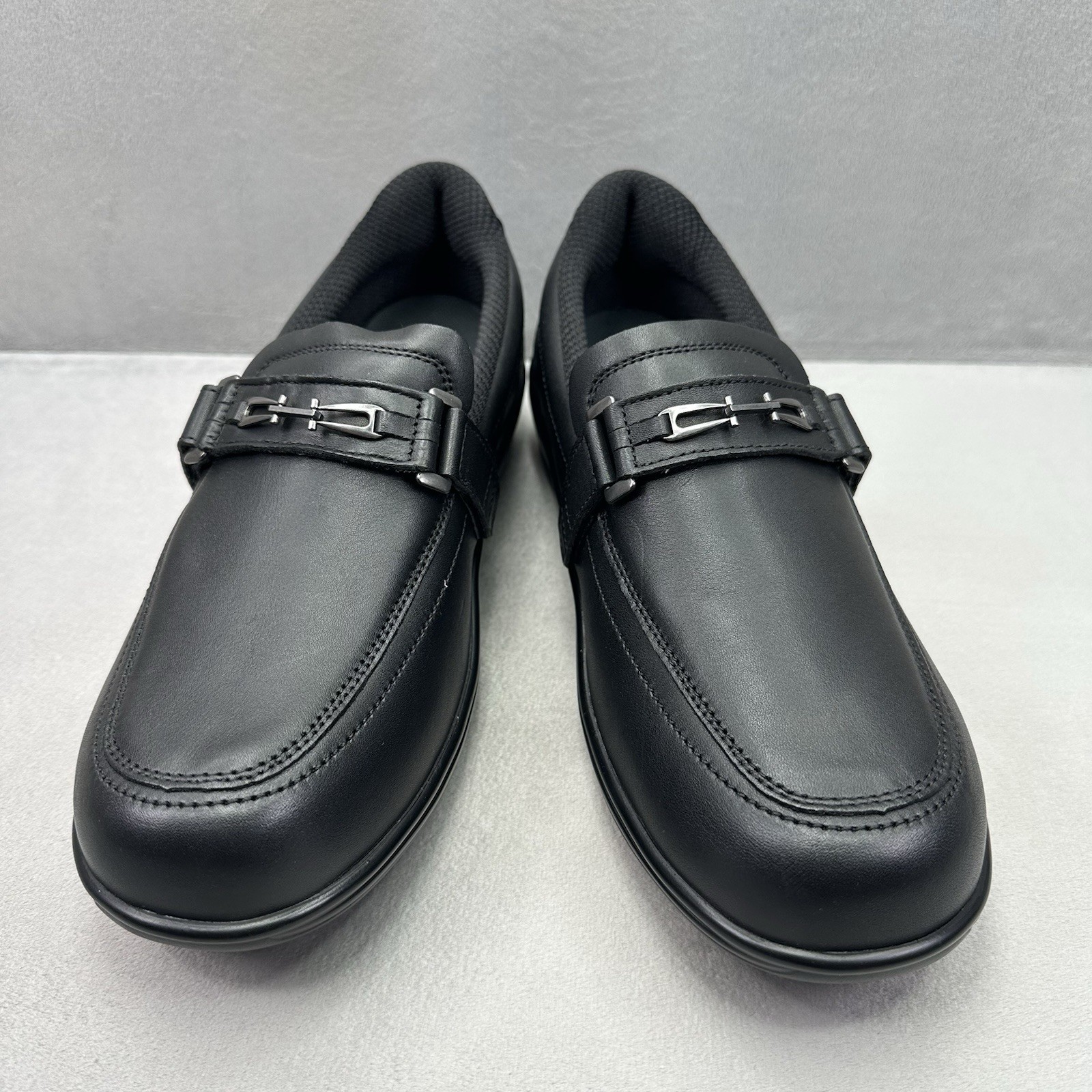 OrthoFeet Chelsea 817 Womens Size 12 (D) Shoes Black Leather Adjustable Comfort