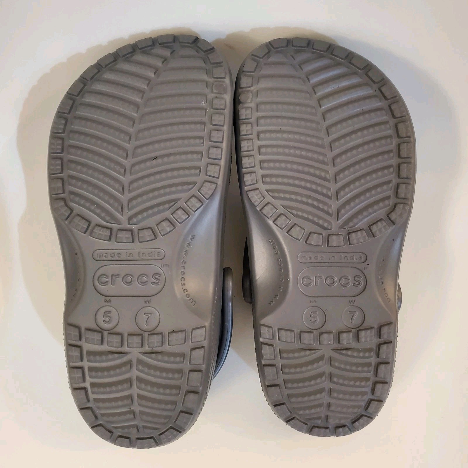 Crocs Classic Clog Slate Grey M5 / W7 Unisex Shoe Excellent Condition
