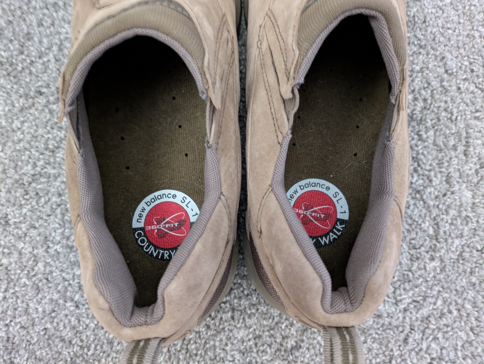 New Balance Women’s Country Walk Slip On Hiking Walking Shoe Tan Suede Size 11