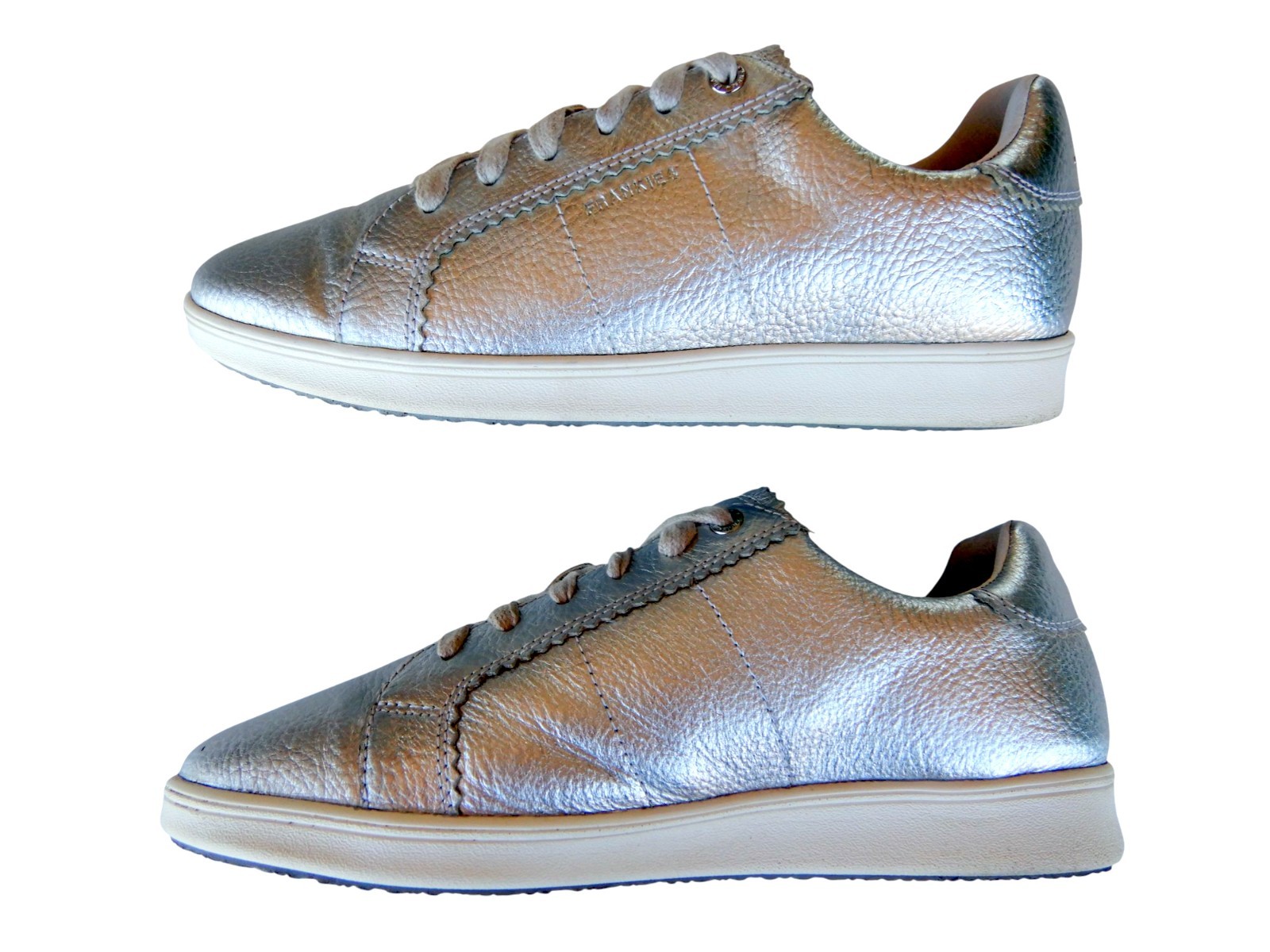 Frankie4 ‘Jackie IV’ Australia Women’s Designer Silver Leather Shoes – US 9
