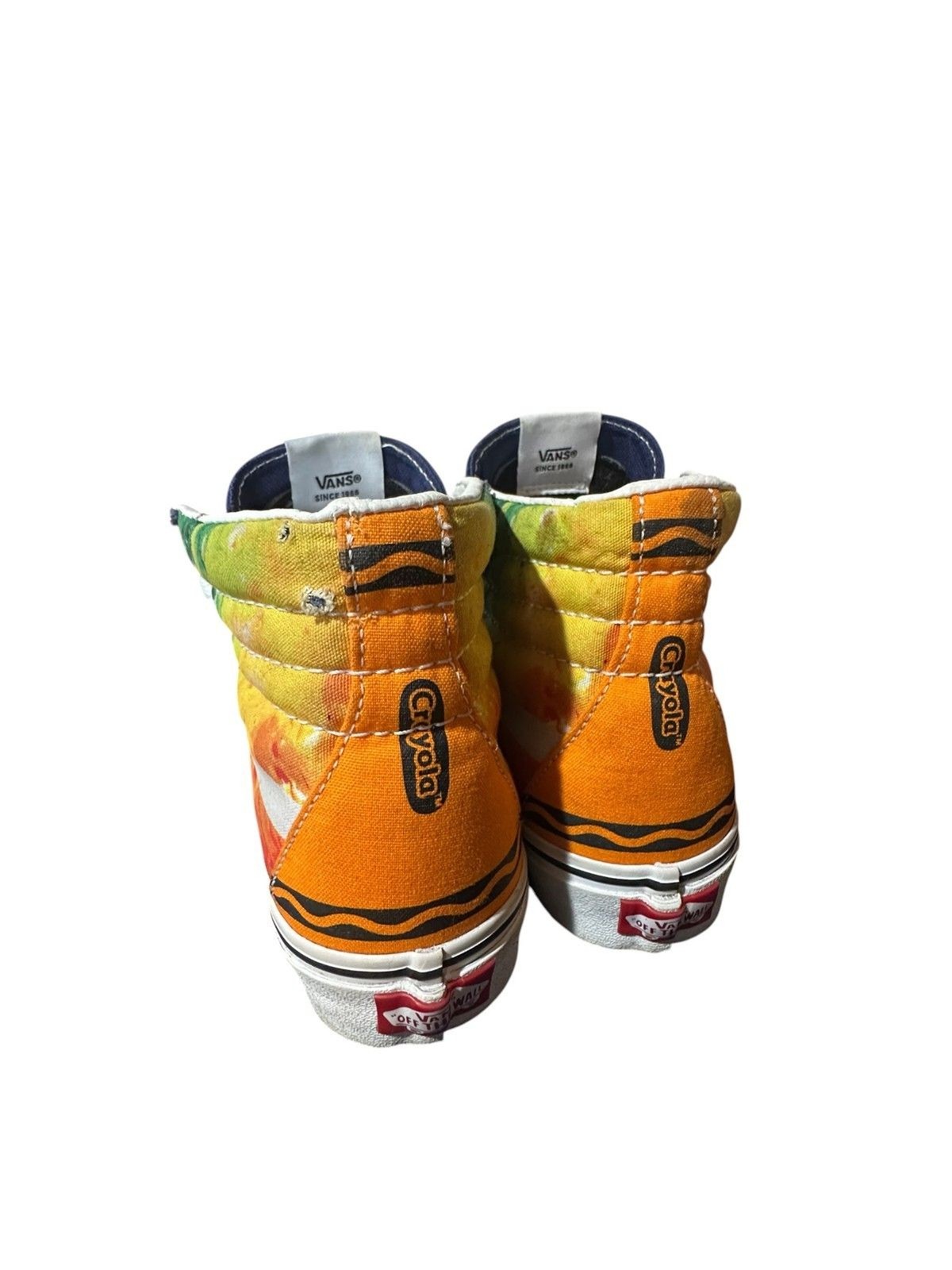 VANS Crayoloa x SK8 – High Mashup Melt Collab Skateboard Sneakers Unisex 7L 5.5M