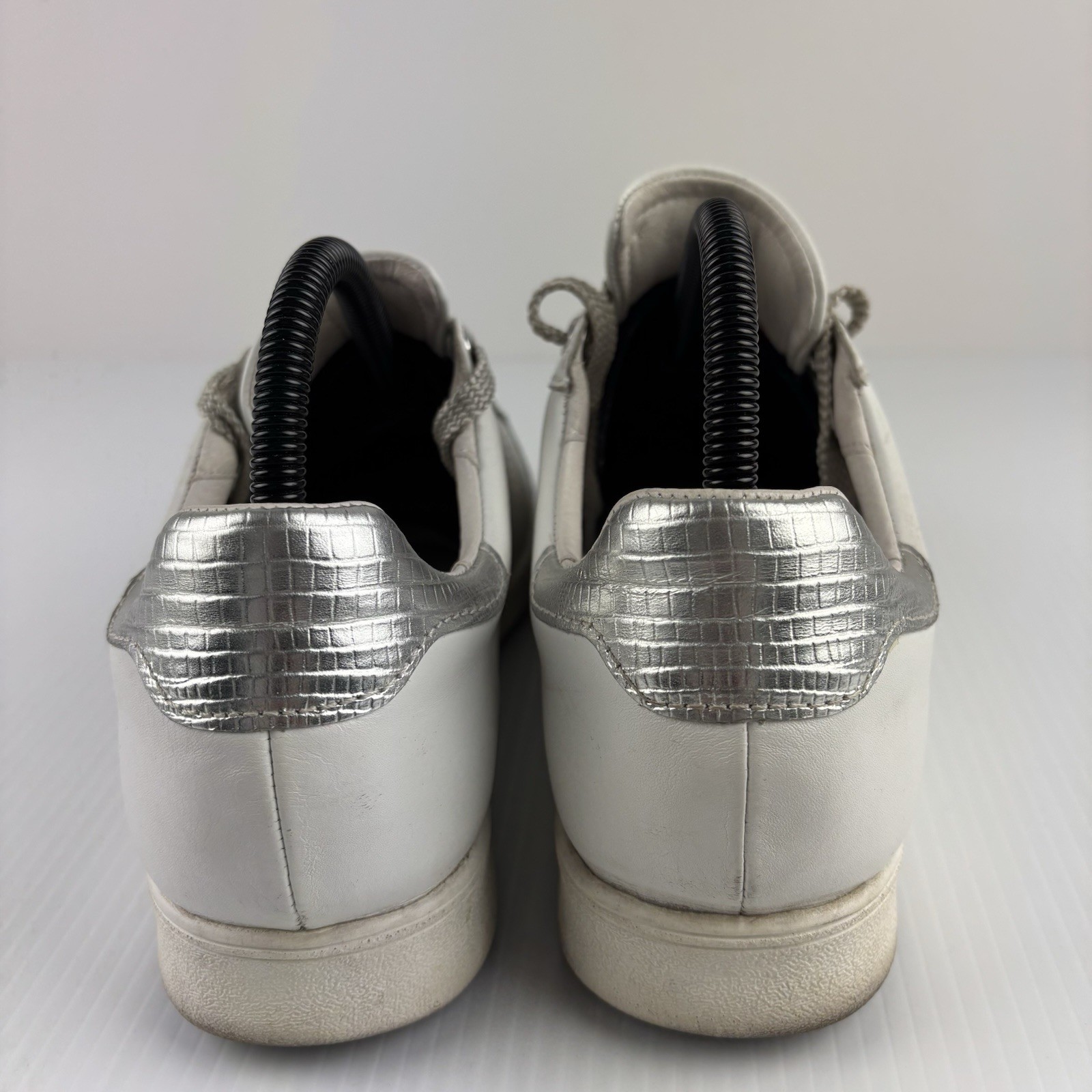 Frankie4 Jackie III Size 8 White Leather Comfort Shoes Designed In Australia