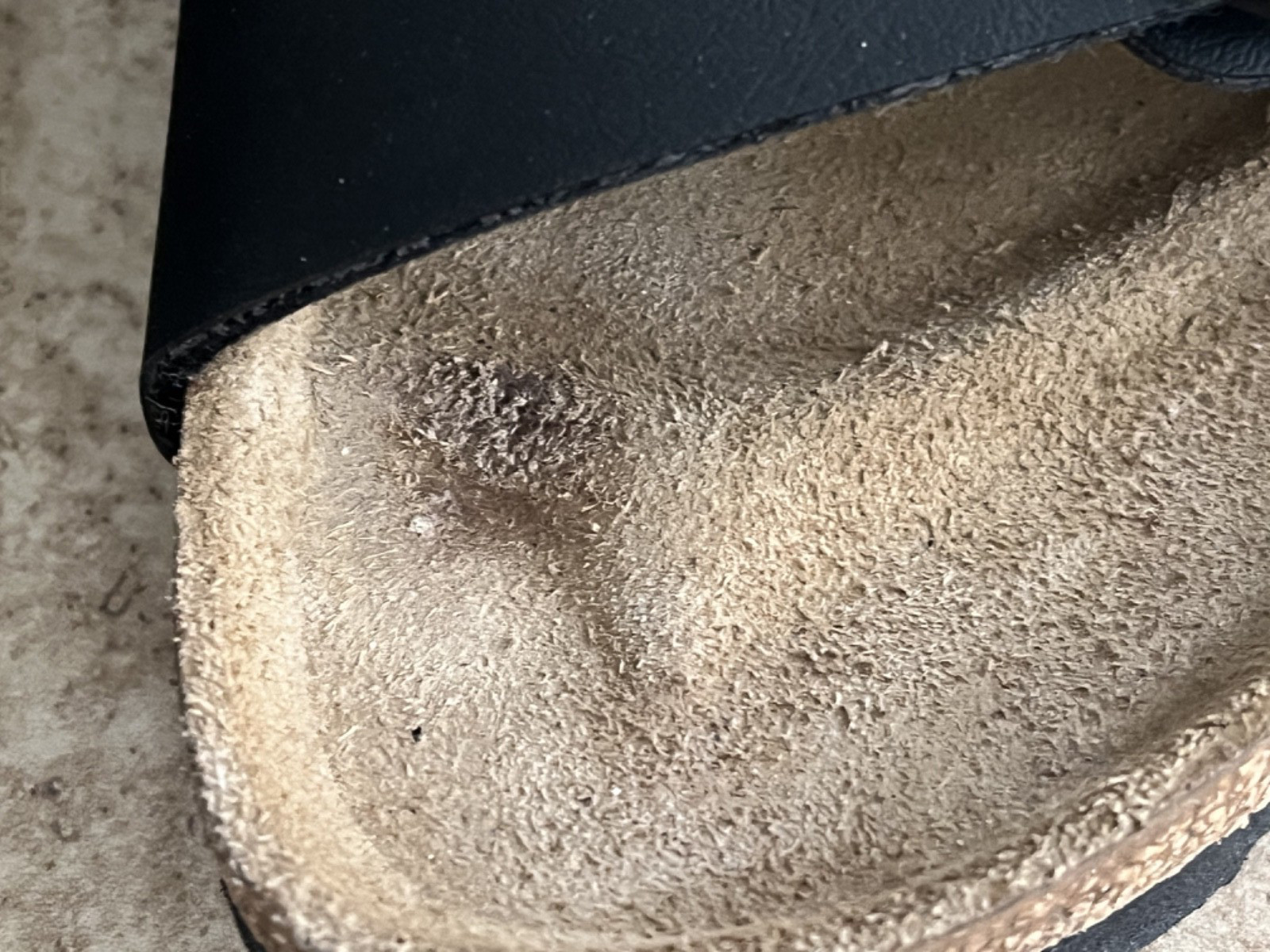 Birkenstock Arizona Soft Footbed Black Leather Sandals Size 38 Women 7 Men 5