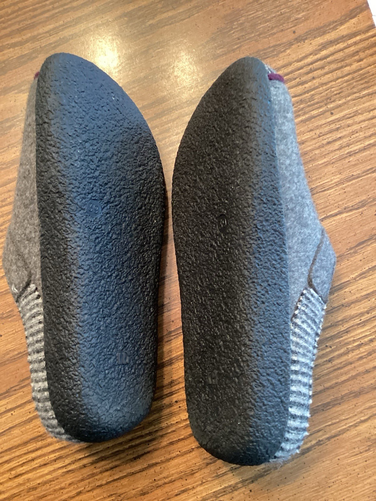 Haflinger Solid Wool Hard Sole Slippers SZ 39