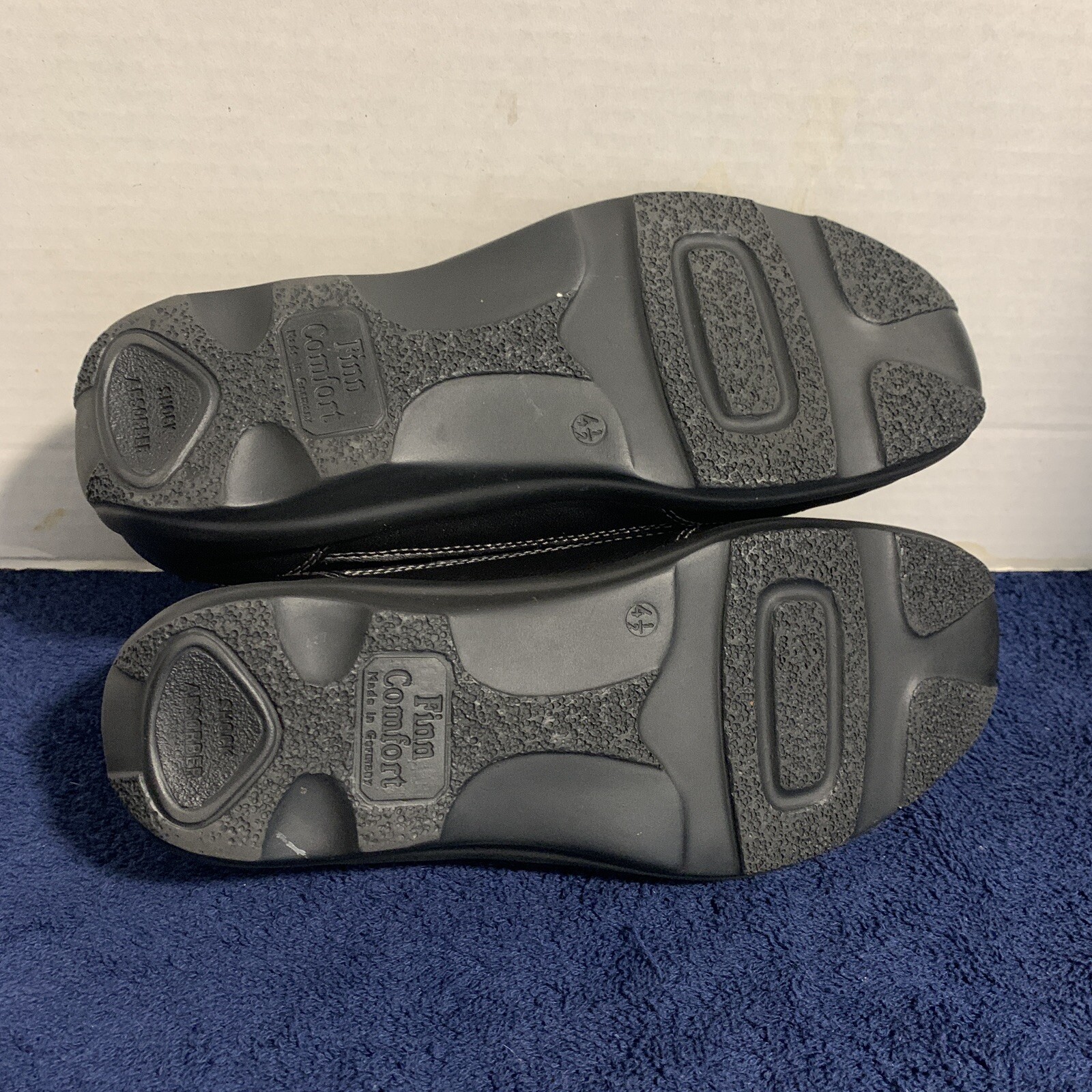 FINN COMFORT Germany Women’s Size 6.5 US 4 1/2 UK Black Leather Manaus Shoes
