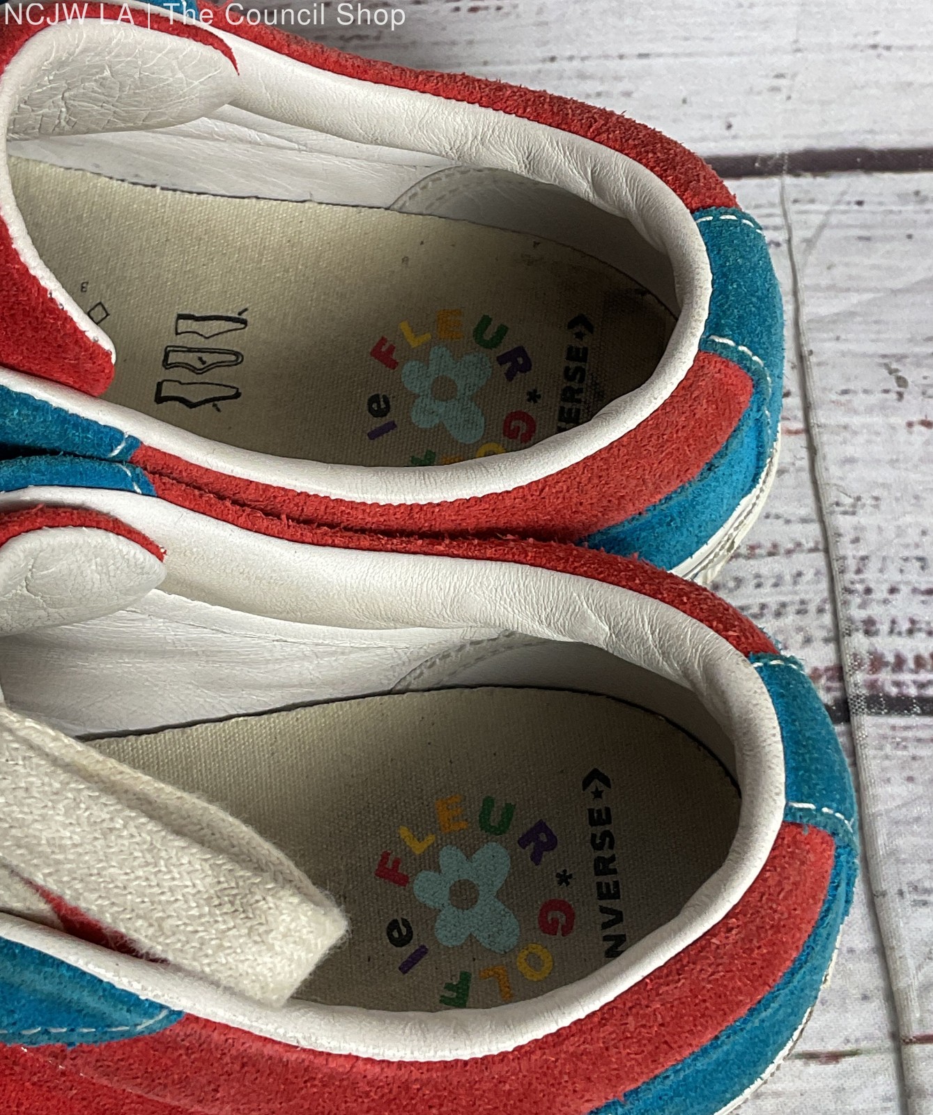 Converse Golf Le Fleur One Star Suede Sneakers Ox Molten Lava Women’s 7 Men’s 5
