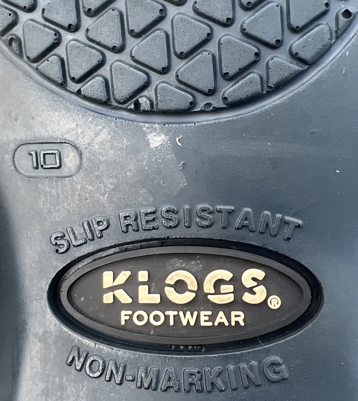 KLOGS Women’s Navy Slip-Resistant Non-Marking Slip-On Clog Shoes Size 10