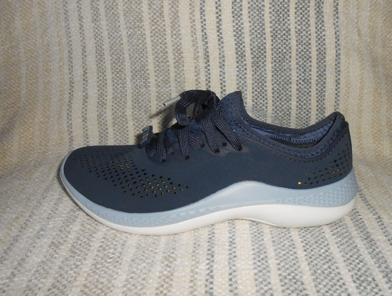 Crocs Literide 360 Pacer Sneakers Women 9 Blue Lace Up Comfort Water Shoe 206705