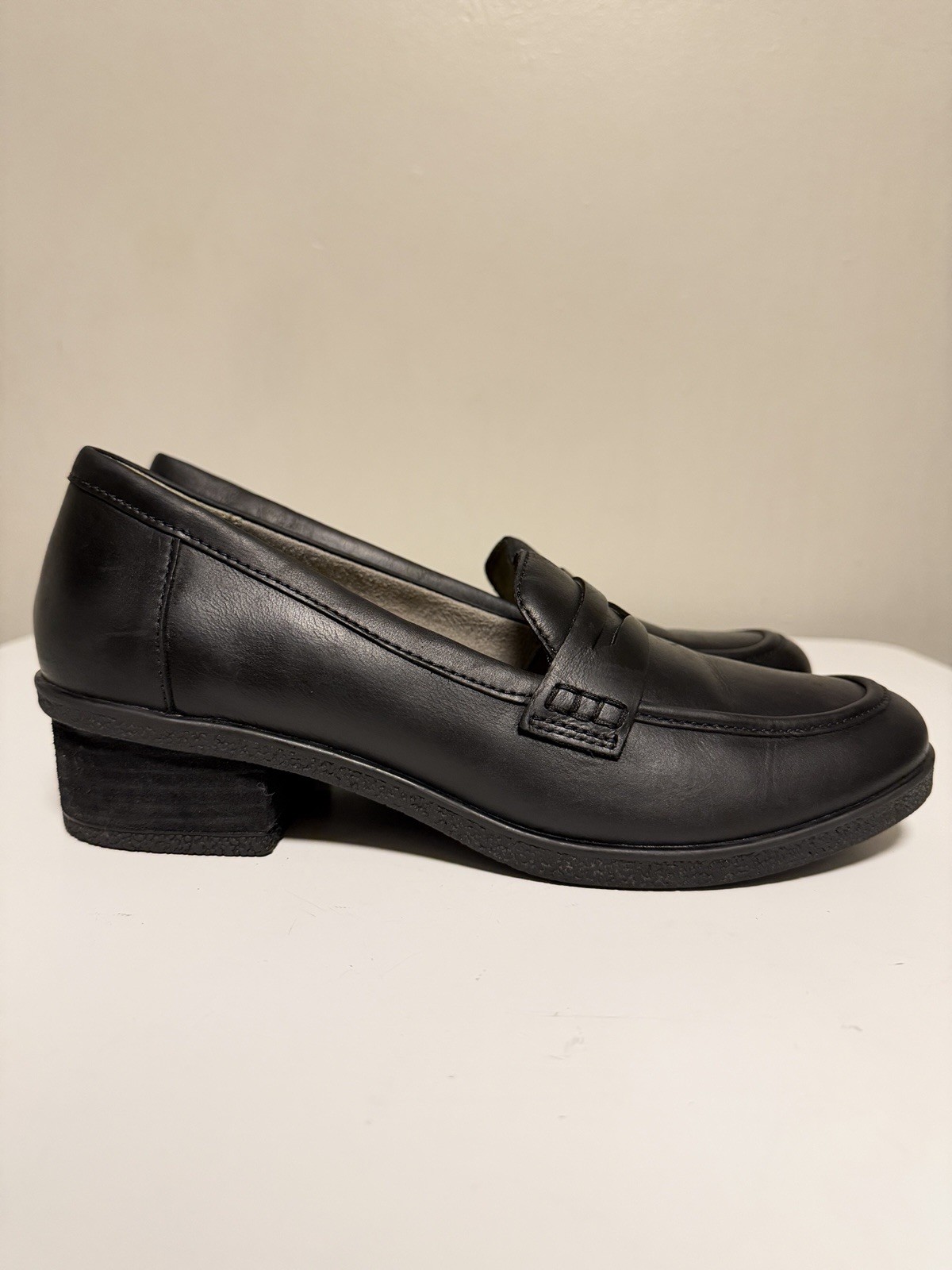 Dansko Danica Black Waterproof Burnished Loafer Women’s EU 40 US 8.5-9