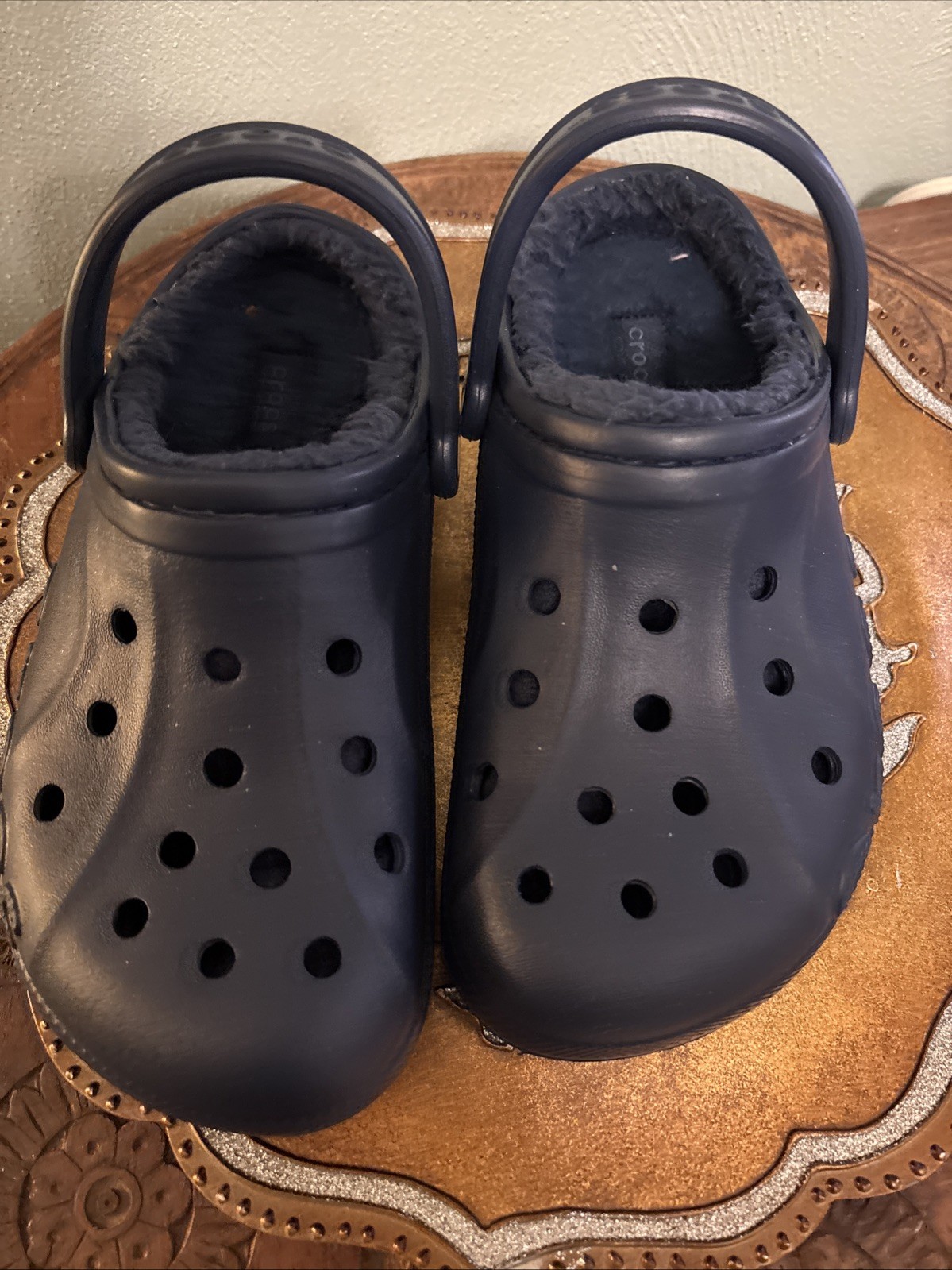Crocs Adult Baya Lined Clogs Black Size: US M4/W6