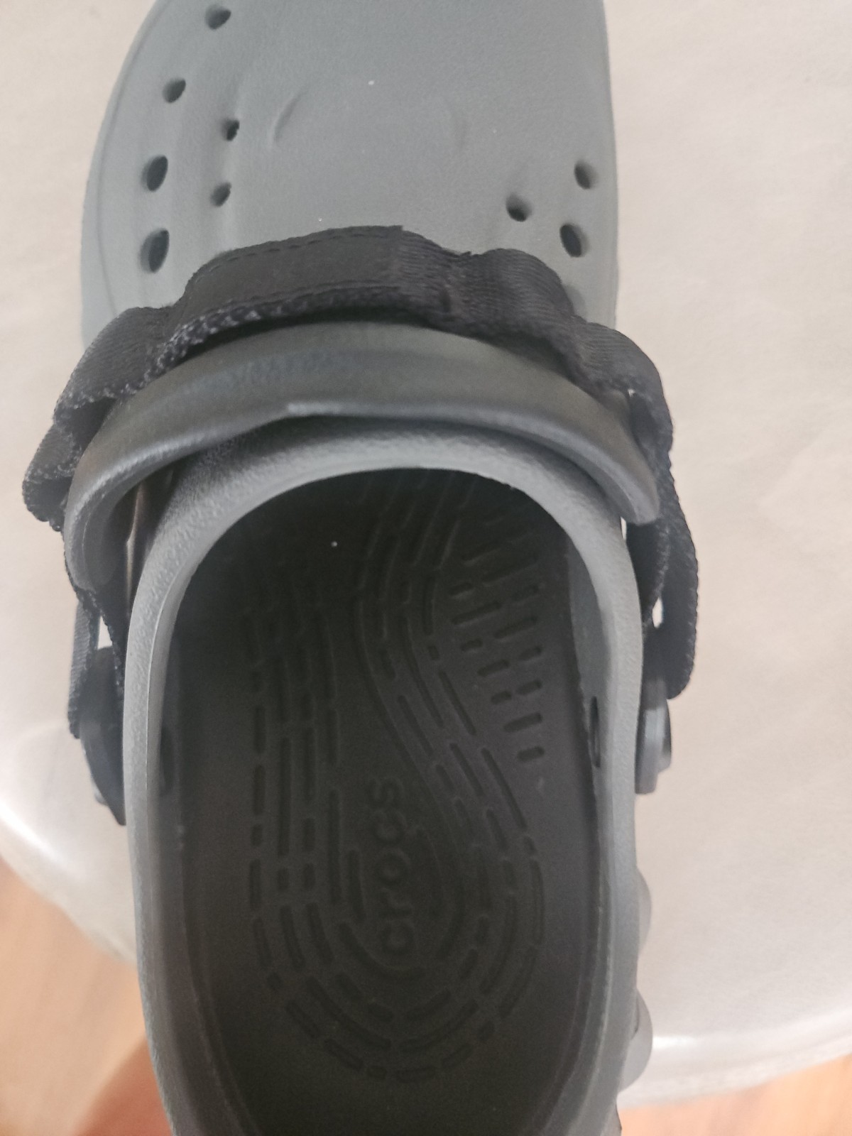 Crocs Echo Clog Concrete Slip On Shoes Men 6 Women 8 Unisex Summer Beach