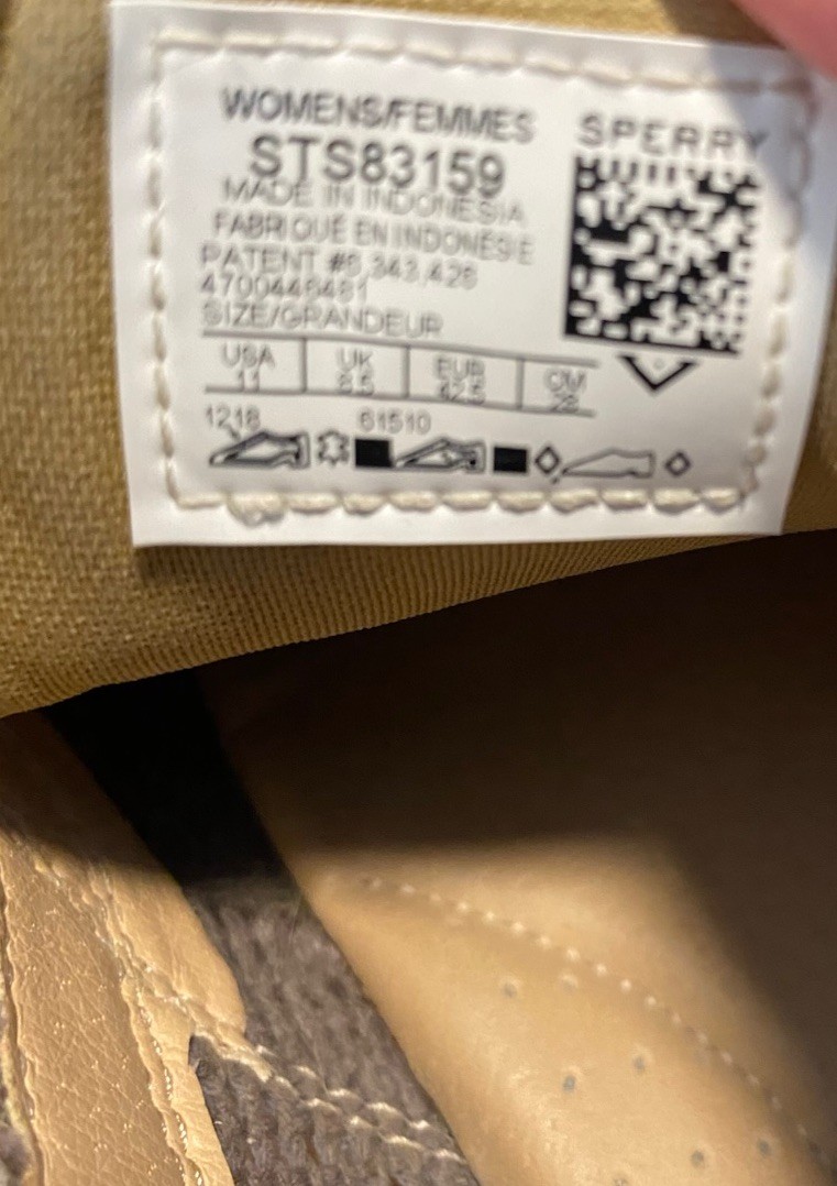 Sperry Womens Koifish Mesh in Gray Size 11 Boat Dock Lace Up Sts83159 Suede