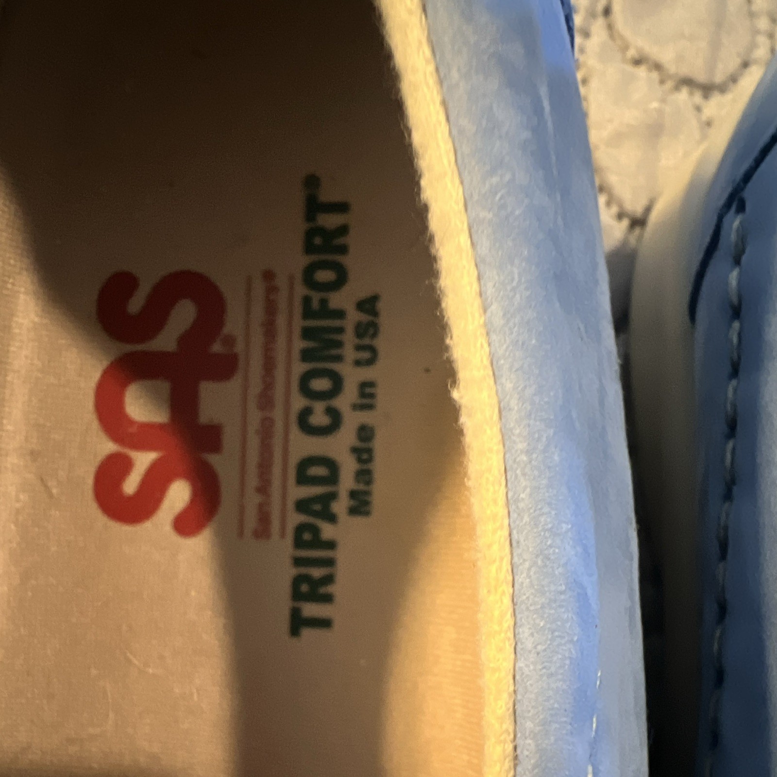 SAS Tripad Comfort Women’s Blue Leather Mary Jane Comfort Shoes Size 10 M