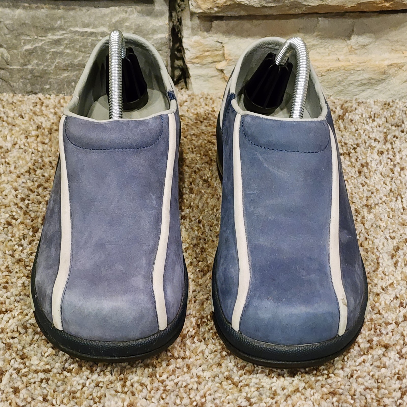 Dansko 37 EU 6.5-7US Shoe Loafer Women’s Blue Milled Nubuck Slip On 40367202