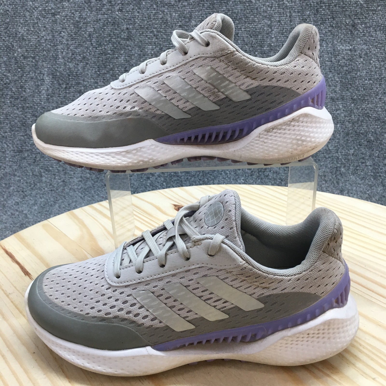 Adidas Sneaker Womens 6 Gray Summervent Athletic Golf Spikeless Laced Up Casual