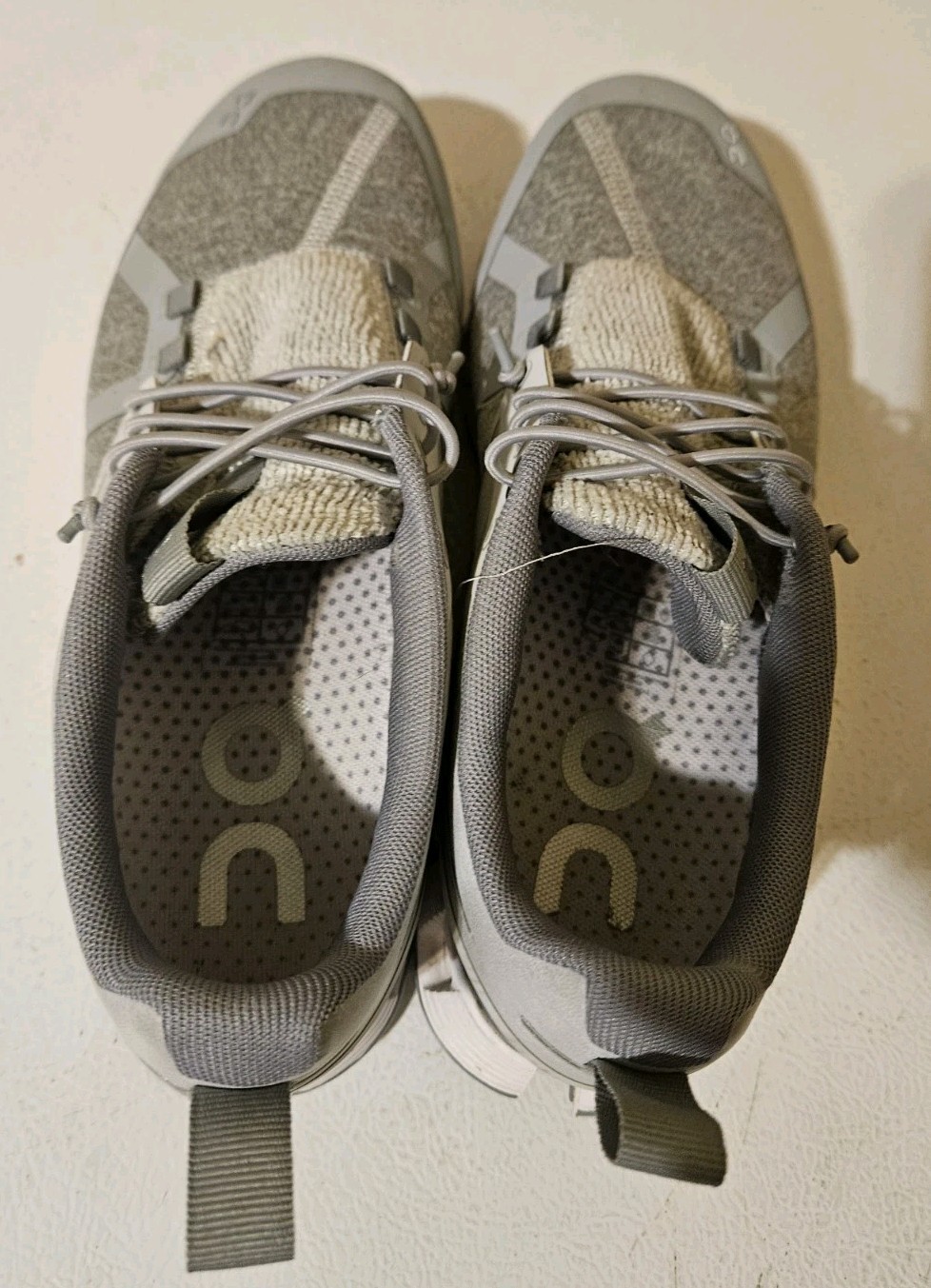 On Cloud 5 Terry Women Running Shoes Glacier Silver Sz 7.5 Shoes Casual