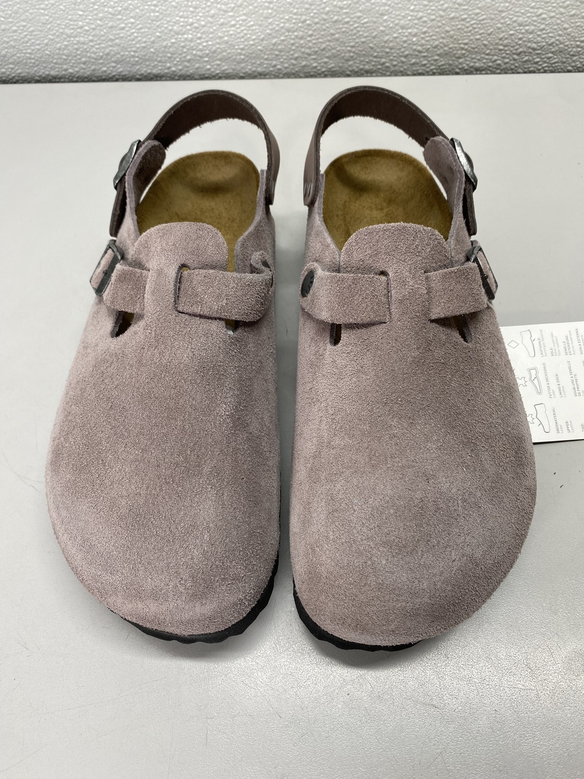 Birkenstock Unisex Tokio II Suede Leather Clogs Size L 9, M 7 Faded Purple