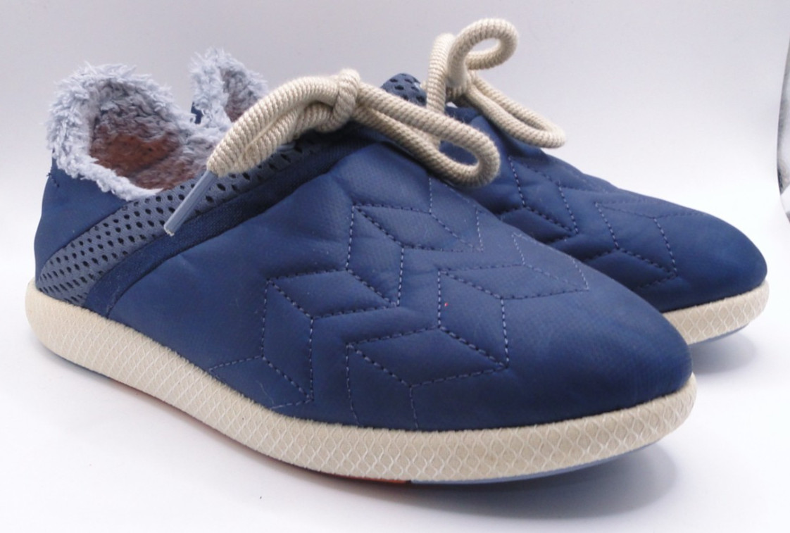 Olukai Shoes Women’s 7 Mahiki Sneaker Slipper Lace Up Blue