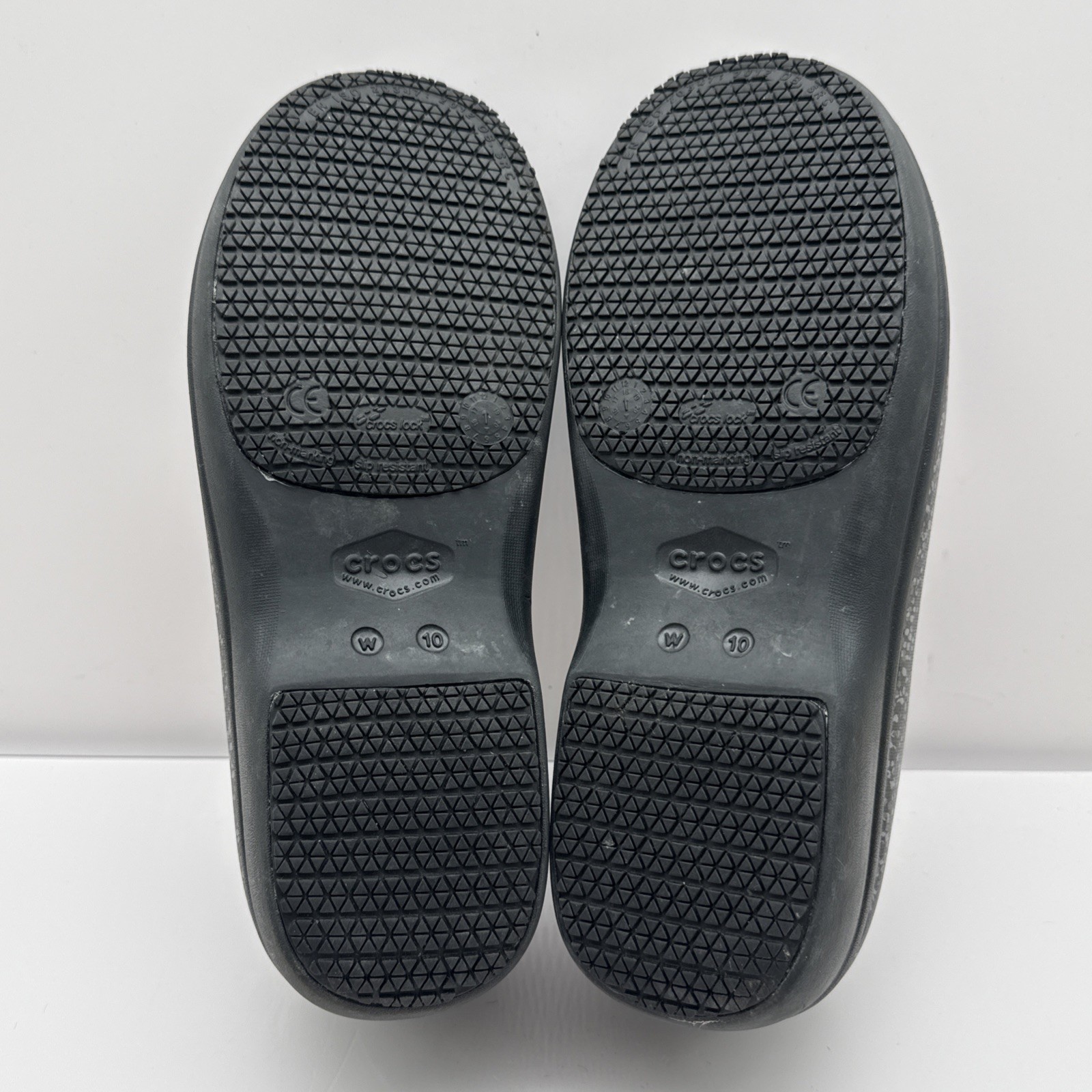 Crocs Dual Comfort Slip-On Spotted Clog Shoes Womens Sz 10