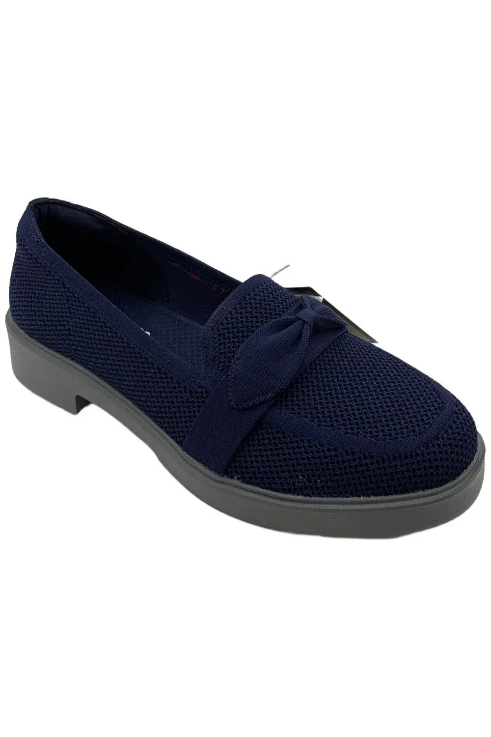 Skechers Cleo Recycled Washable Vegan Knit Loafers – Taylor-Navy-8M A658981 NEW