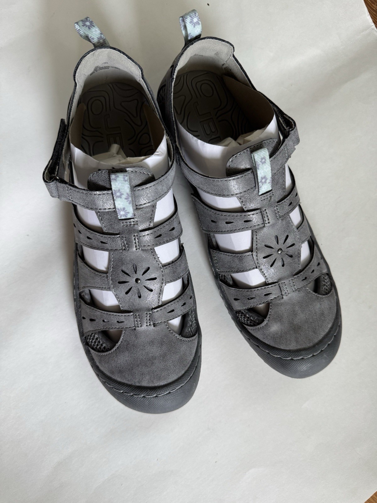 JBU by Jambu Gemini Sport Sandal, Hiking, Walking Shoes, Grey, Size 10 NEW!