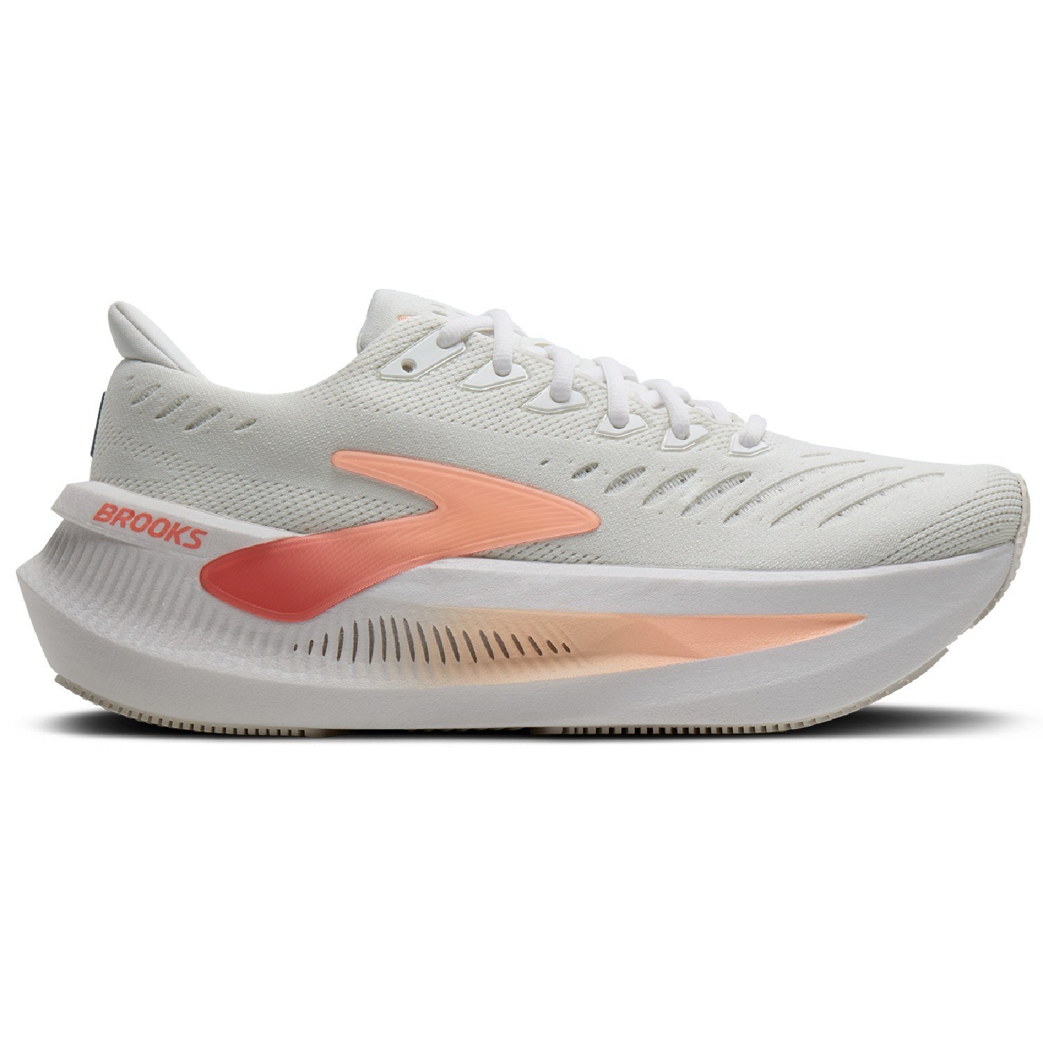 Brooks Glycerin Max 2 Road-Running Shoes – Women’s-WhiteCoralPeach