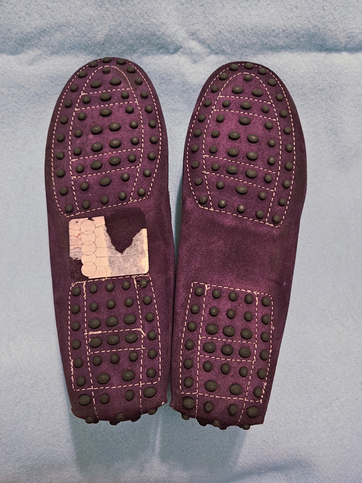NWOB SOLDINI 1945 Made I Italy Plum/Deep Purple Suede Driving Loafers W’s 7.5