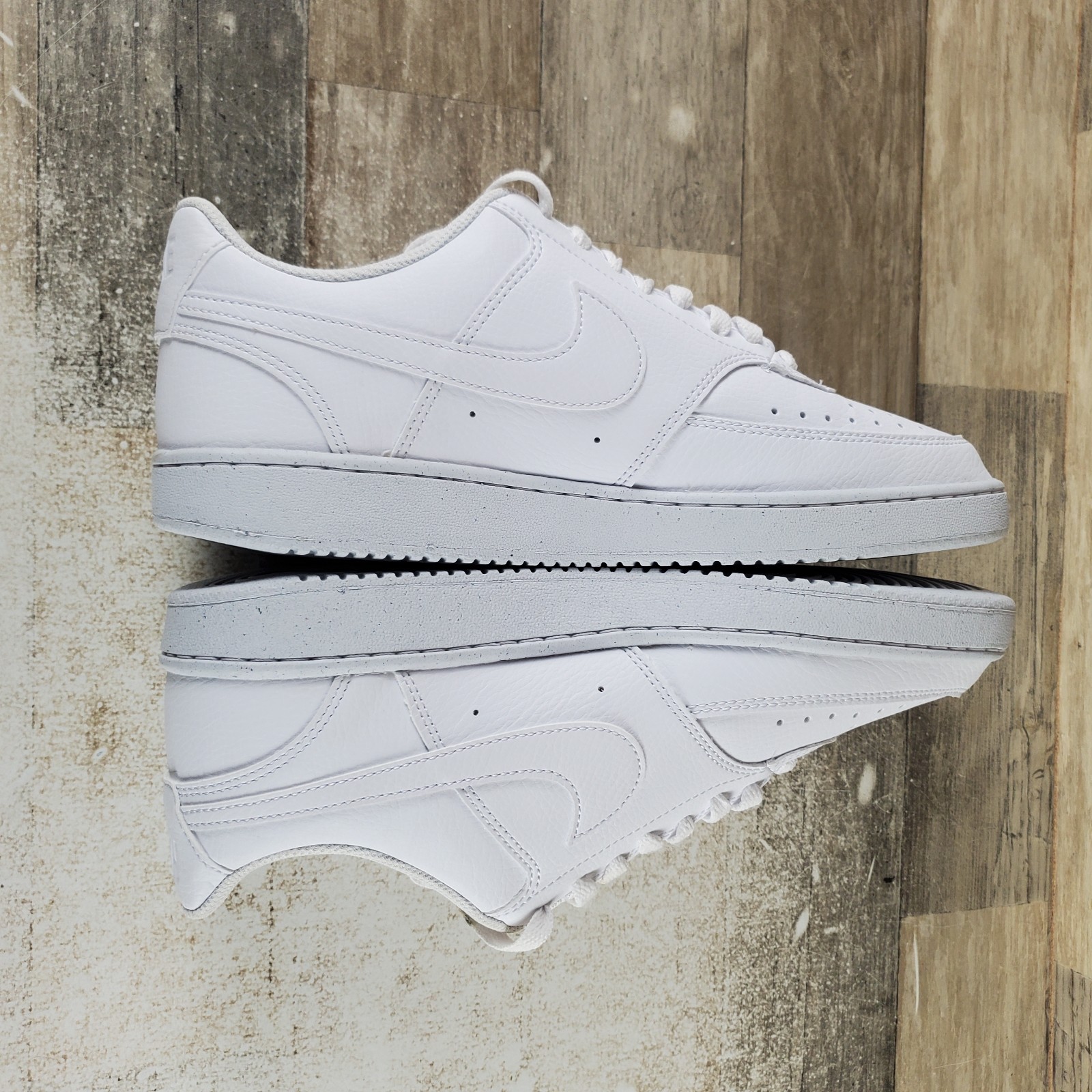 Nike Court Vision Low Next Nature Womens Shoes Sz 11 White Lace Up Sneakers