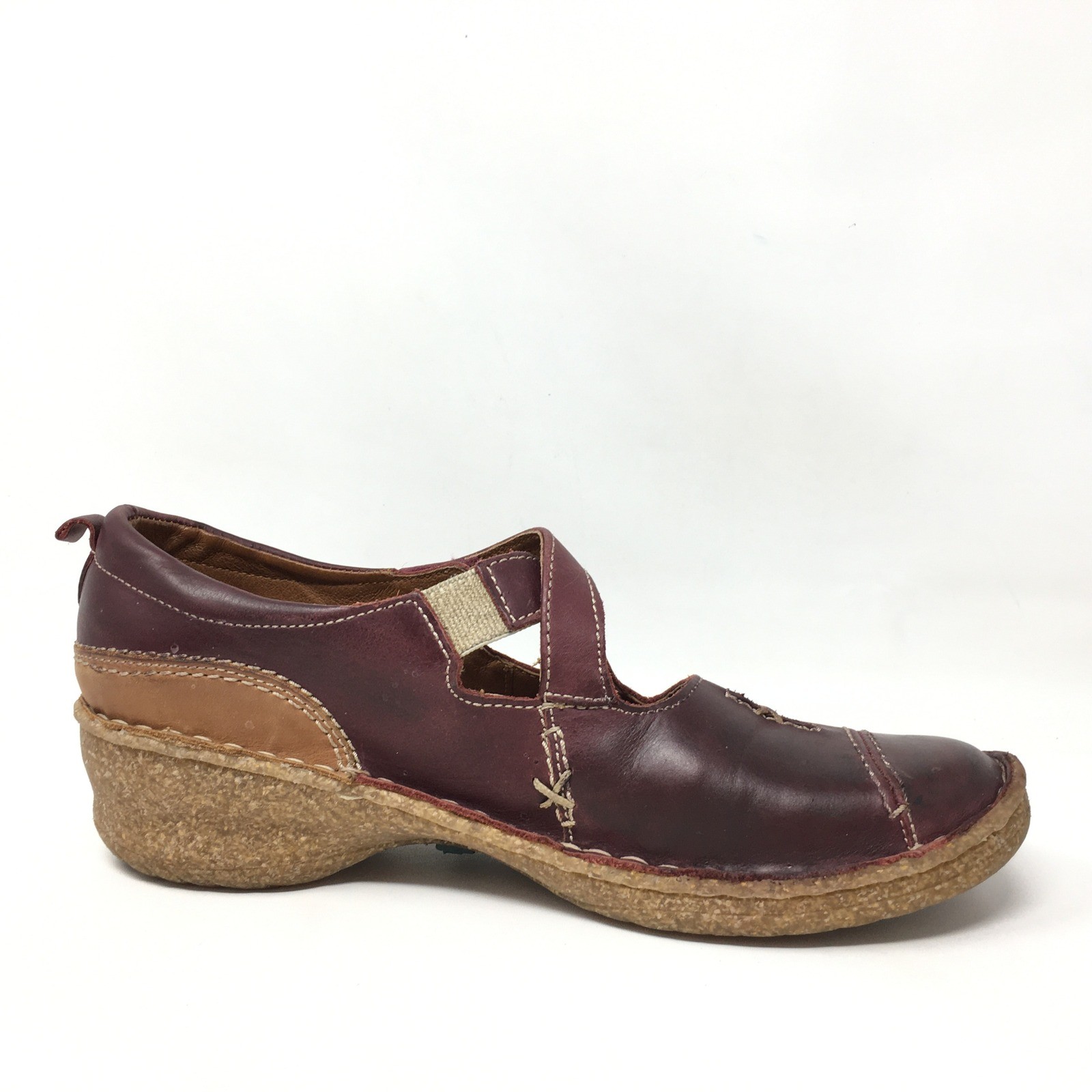 Josef Seibel Rosalie 13 Mary Jane Clogs Shoes Womens Size 9 US 40 EU Burgundy